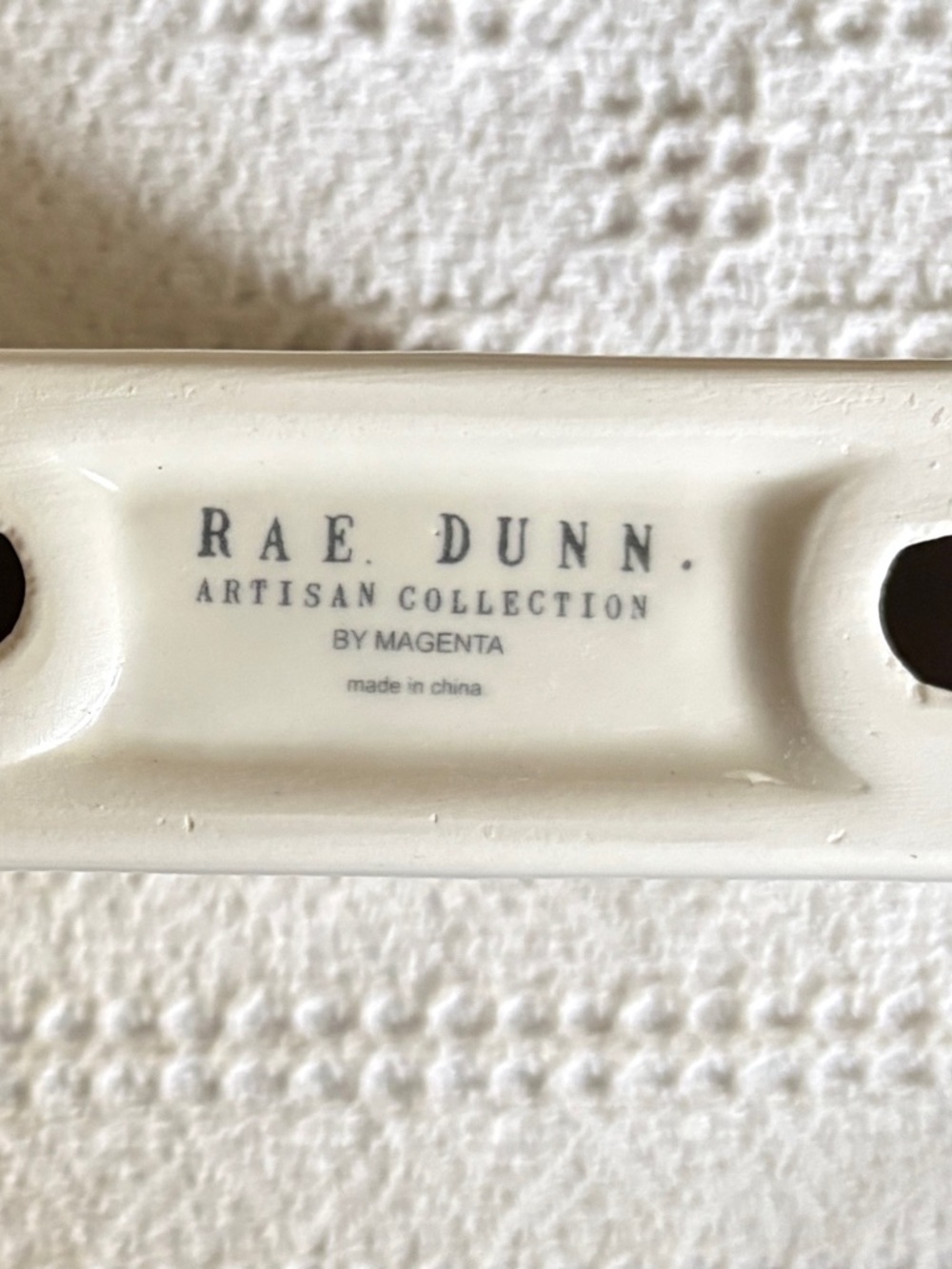 Two Rae Dunn Ceramic Blocks - Picture 2 of 7